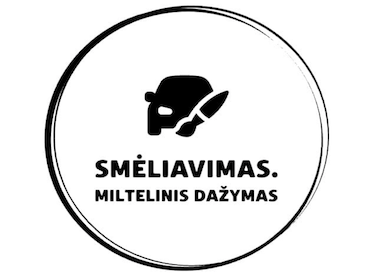 smėliavimas, miltelinis dažymas